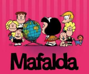 yapboz Mafalda ve arkadaşları